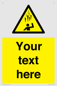 Custom Falling Ice sign